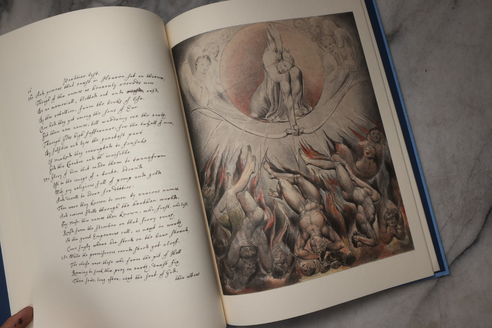 Lot 209 - "Paradise Lost: Manuscript" Modern Folio Limited Edition Book By John Milton, Published By Sp Books – Éditions Des Saints Pères, France, Numbered Copy 919 Of 1,000