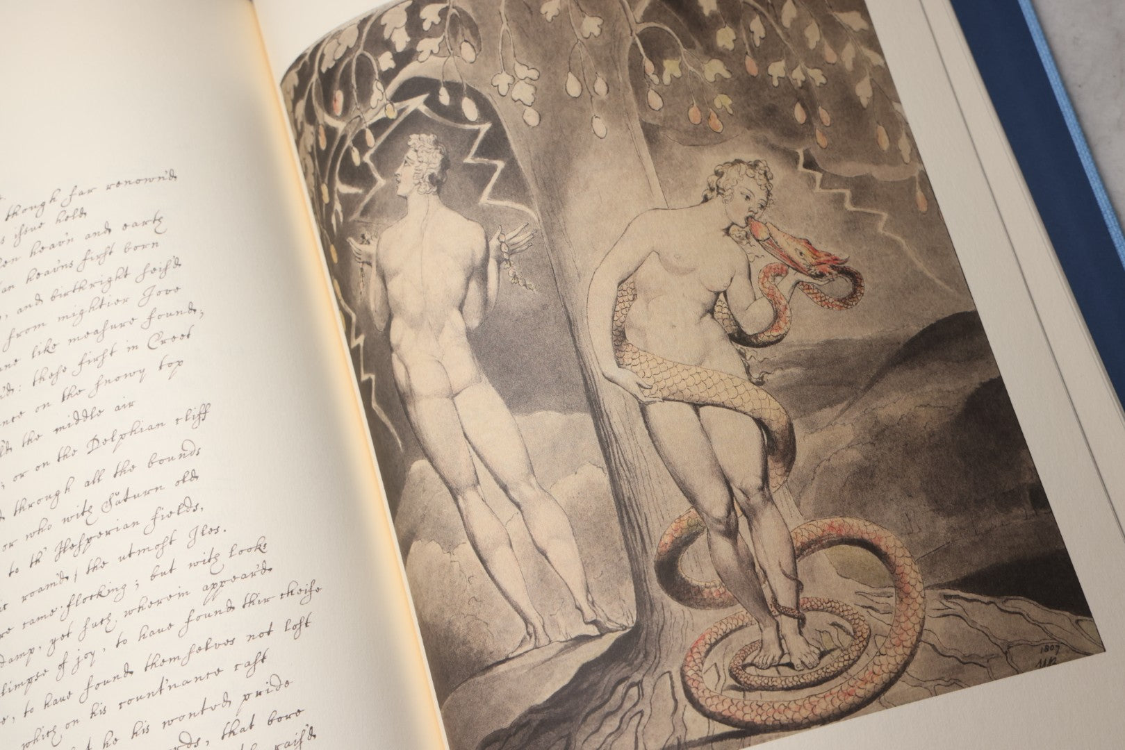 Lot 209 - "Paradise Lost: Manuscript" Modern Folio Limited Edition Book By John Milton, Published By Sp Books – Éditions Des Saints Pères, France, Numbered Copy 919 Of 1,000