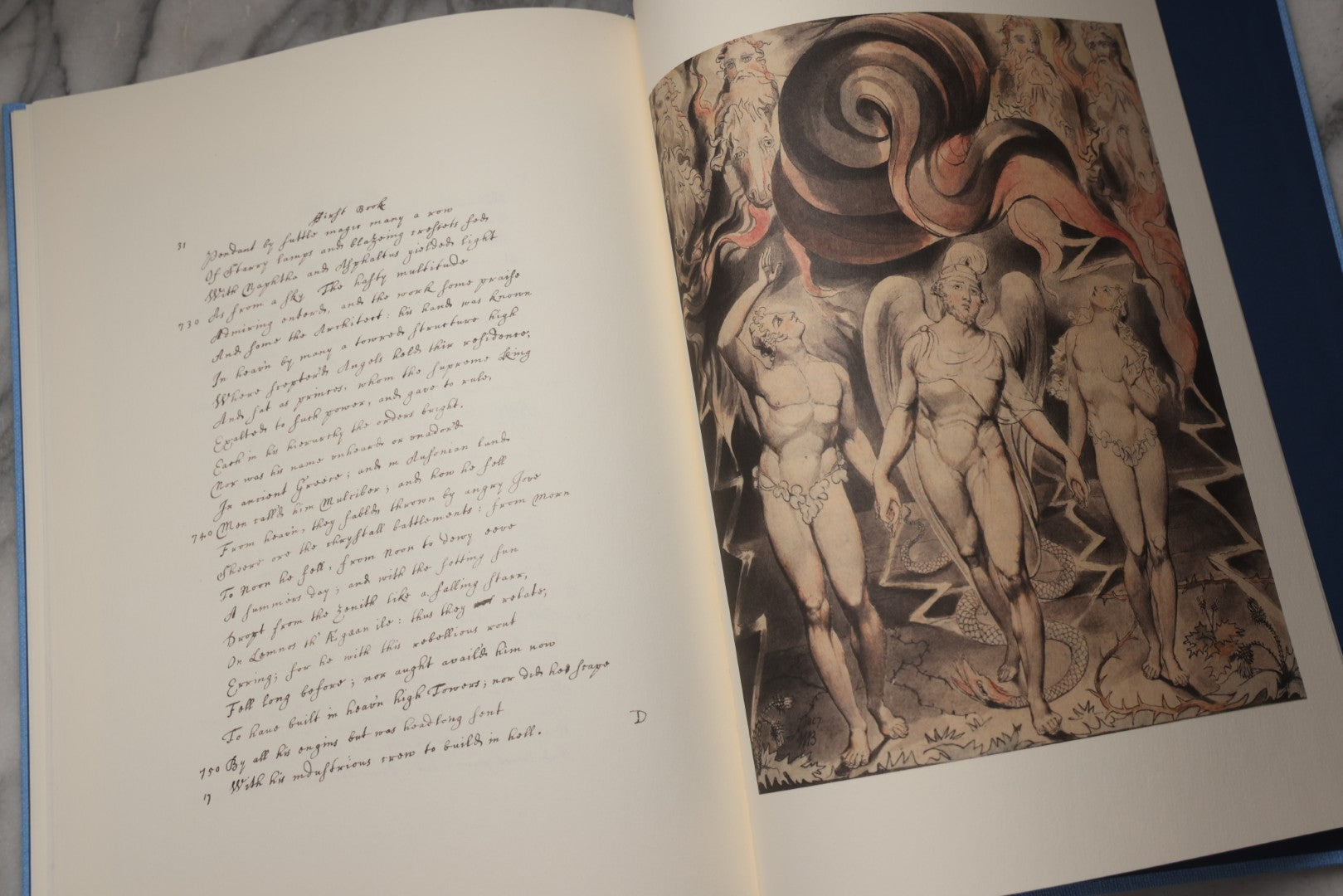 Lot 209 - "Paradise Lost: Manuscript" Modern Folio Limited Edition Book By John Milton, Published By Sp Books – Éditions Des Saints Pères, France, Numbered Copy 919 Of 1,000