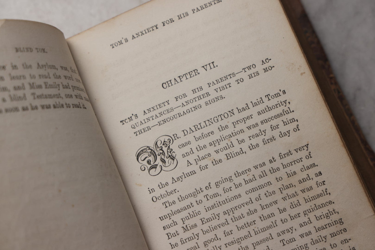 Lot 211 - "Blind Tom; Or The Lost Found" Antique Sunday School Book, Published By James S. Claxton, Philadelphia, 1865
