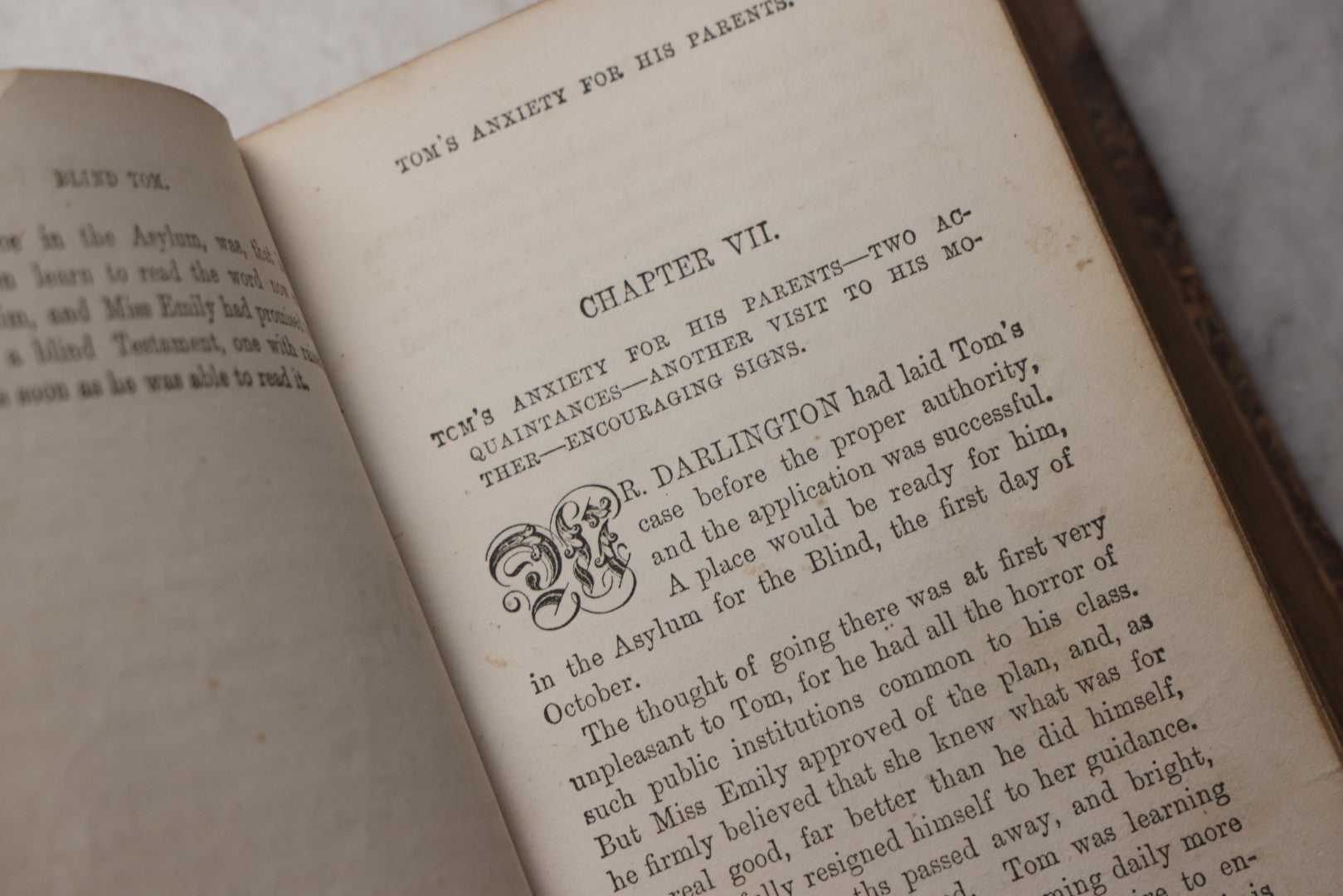 Lot 211 - "Blind Tom; Or The Lost Found" Antique Sunday School Book, Published By James S. Claxton, Philadelphia, 1865