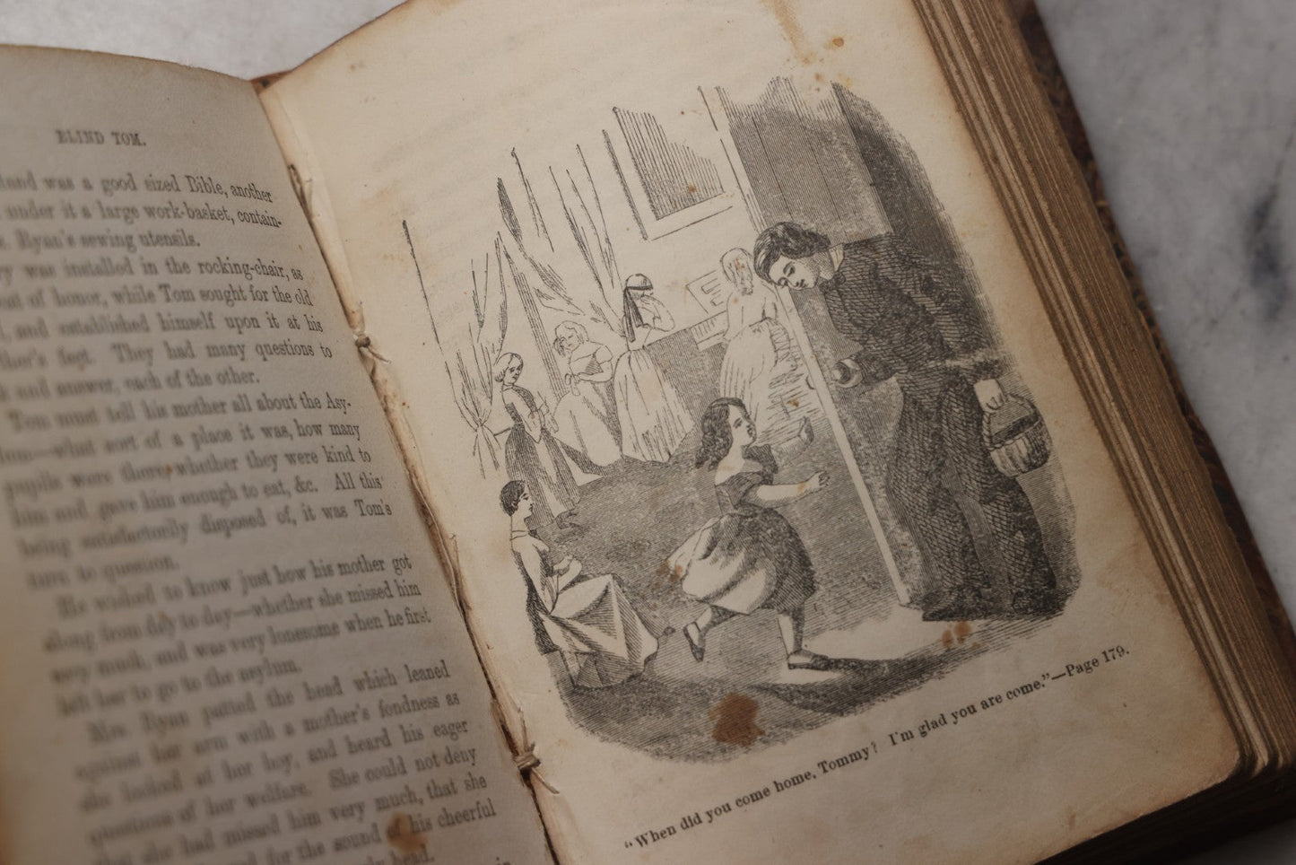 Lot 211 - "Blind Tom; Or The Lost Found" Antique Sunday School Book, Published By James S. Claxton, Philadelphia, 1865