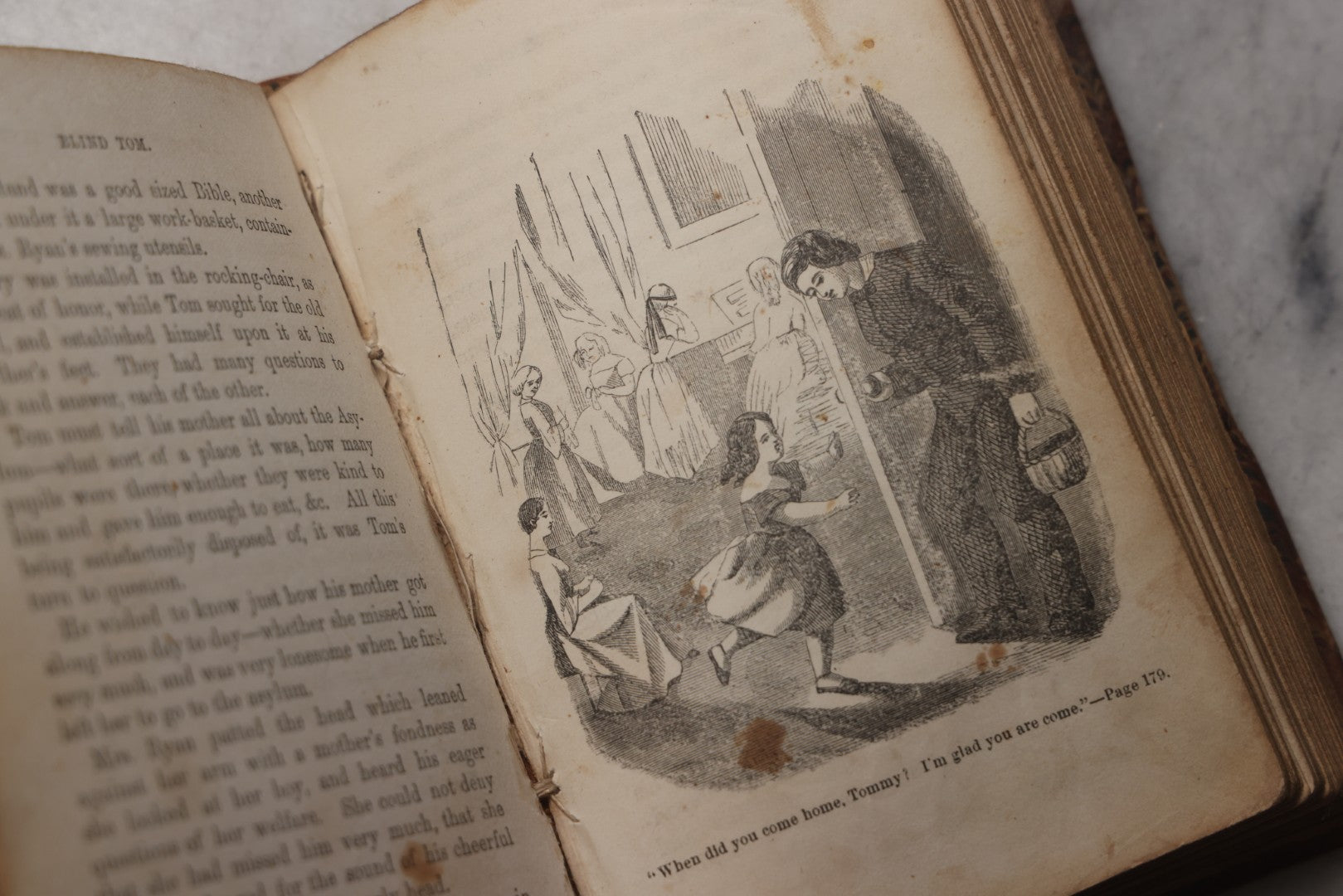 Lot 211 - "Blind Tom; Or The Lost Found" Antique Sunday School Book, Published By James S. Claxton, Philadelphia, 1865