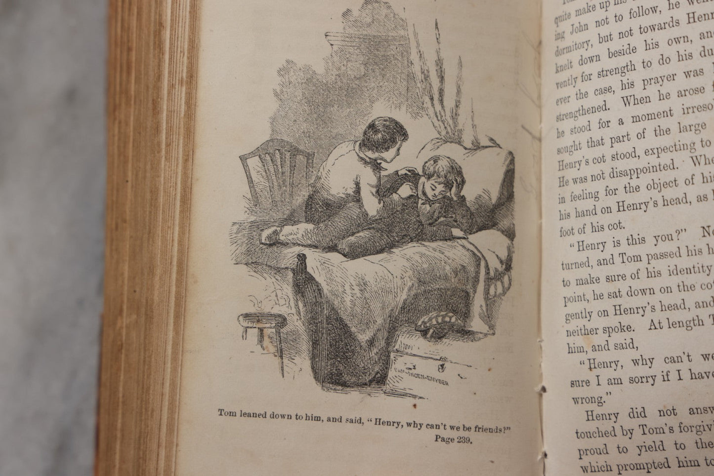 Lot 211 - "Blind Tom; Or The Lost Found" Antique Sunday School Book, Published By James S. Claxton, Philadelphia, 1865