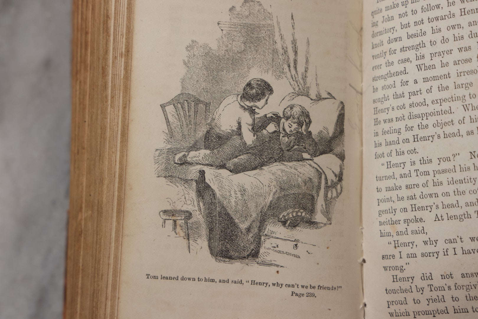 Lot 211 - "Blind Tom; Or The Lost Found" Antique Sunday School Book, Published By James S. Claxton, Philadelphia, 1865