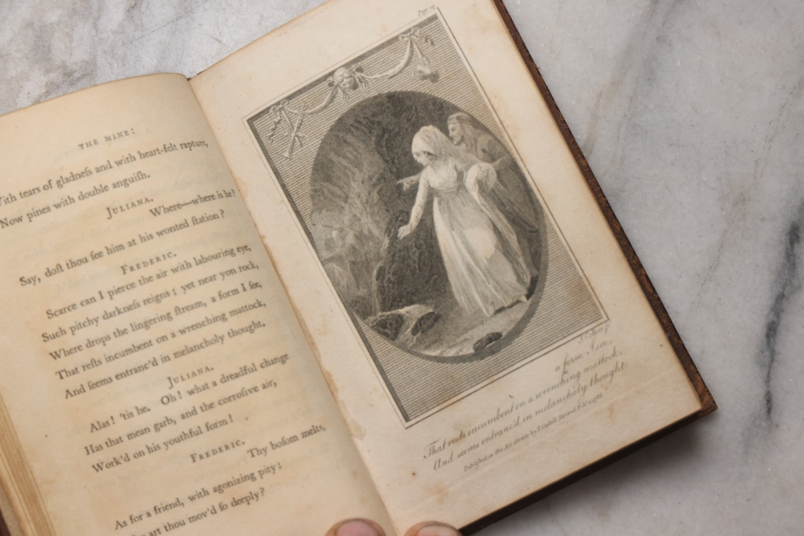 Lot 212 - "The Mine: A Dramatic Poem, To Which Are Added Two Historic Odes" Antique Book By John Sargent, Published By T. Cadell, Jun. And W. Davies, London, 1796