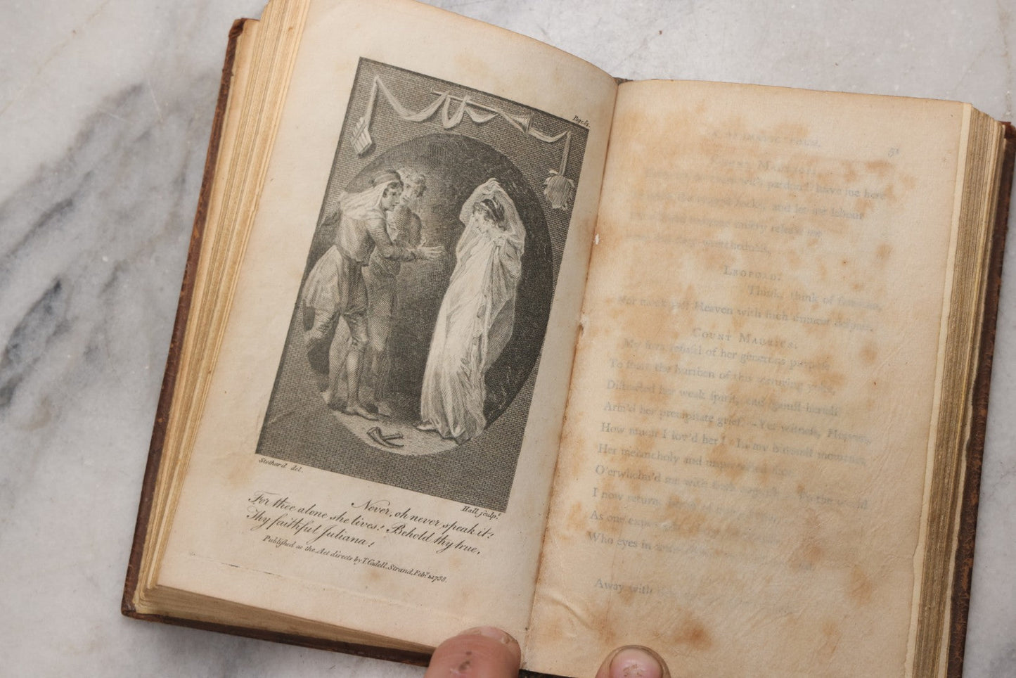 Lot 212 - "The Mine: A Dramatic Poem, To Which Are Added Two Historic Odes" Antique Book By John Sargent, Published By T. Cadell, Jun. And W. Davies, London, 1796