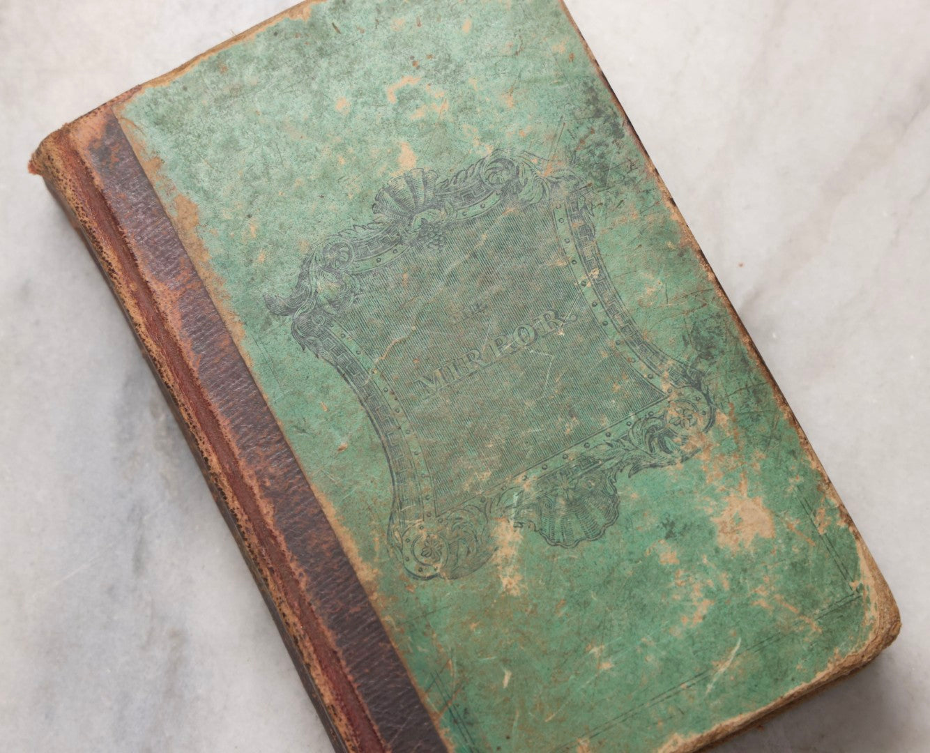 Lot 214 - "The Mirror; Or, Eighteen Juvenile Tales And Dialogues" Antique Children's Book By A Lady Of Philadelphia, Published By Munroe And Francis, Boston, 1828