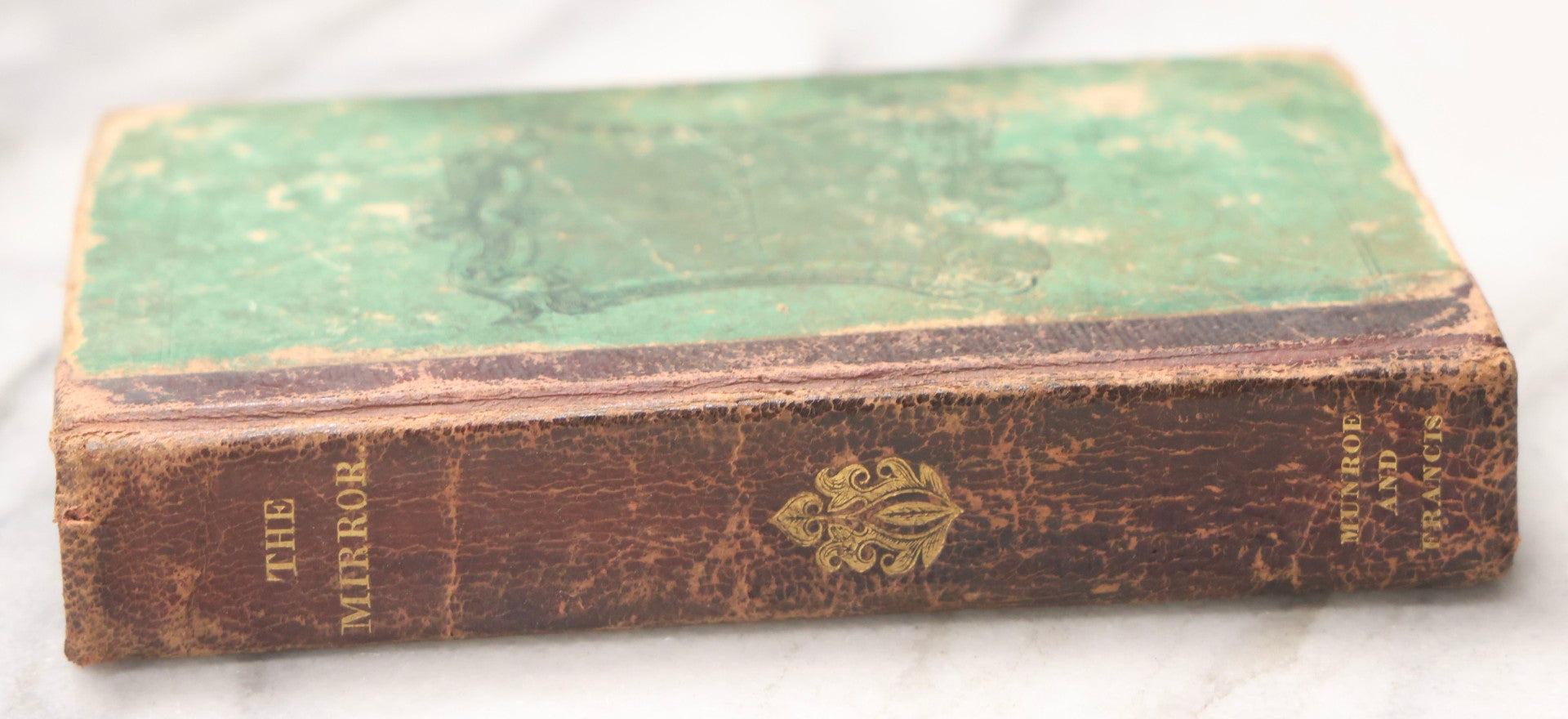 Lot 214 - "The Mirror; Or, Eighteen Juvenile Tales And Dialogues" Antique Children's Book By A Lady Of Philadelphia, Published By Munroe And Francis, Boston, 1828
