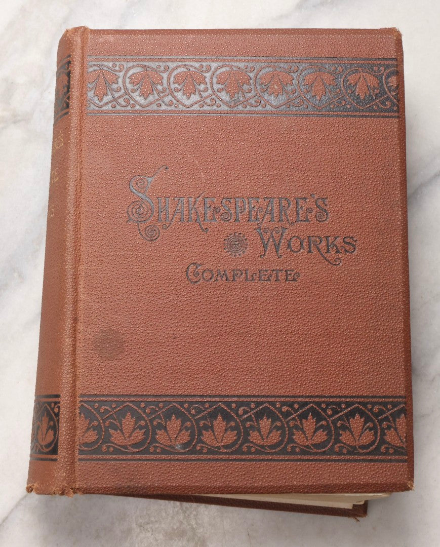 Lot 219 - “The Rossetti Shakespeare: The Complete Works Of William Shakespeare,” Antique Illustrated Collected Works With Criticism, Edited By William Michael Rossetti, D. Lothrop And Company, Boston, 1882