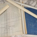 Lot 004 - Grouping Of Ten Vintage Massachusetts Cemetery Site Plans, Maps, And Survey Documents Including Dracut, Lowell, And Private Family Plots, Circa 1940–1960