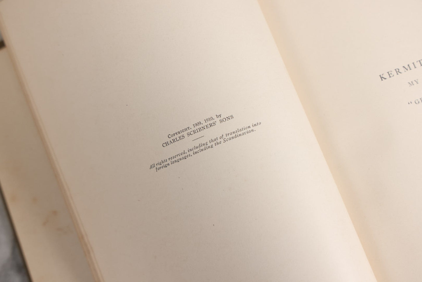 Lot 024 - "African Game Trails" Antique Safari And Natural History Book By Theodore Roosevelt, Illustrated With Photographs By Kermit Roosevelt And Drawings By Philip R. Goodwin, Published By Charles Scribner's Sons, New York, 1910