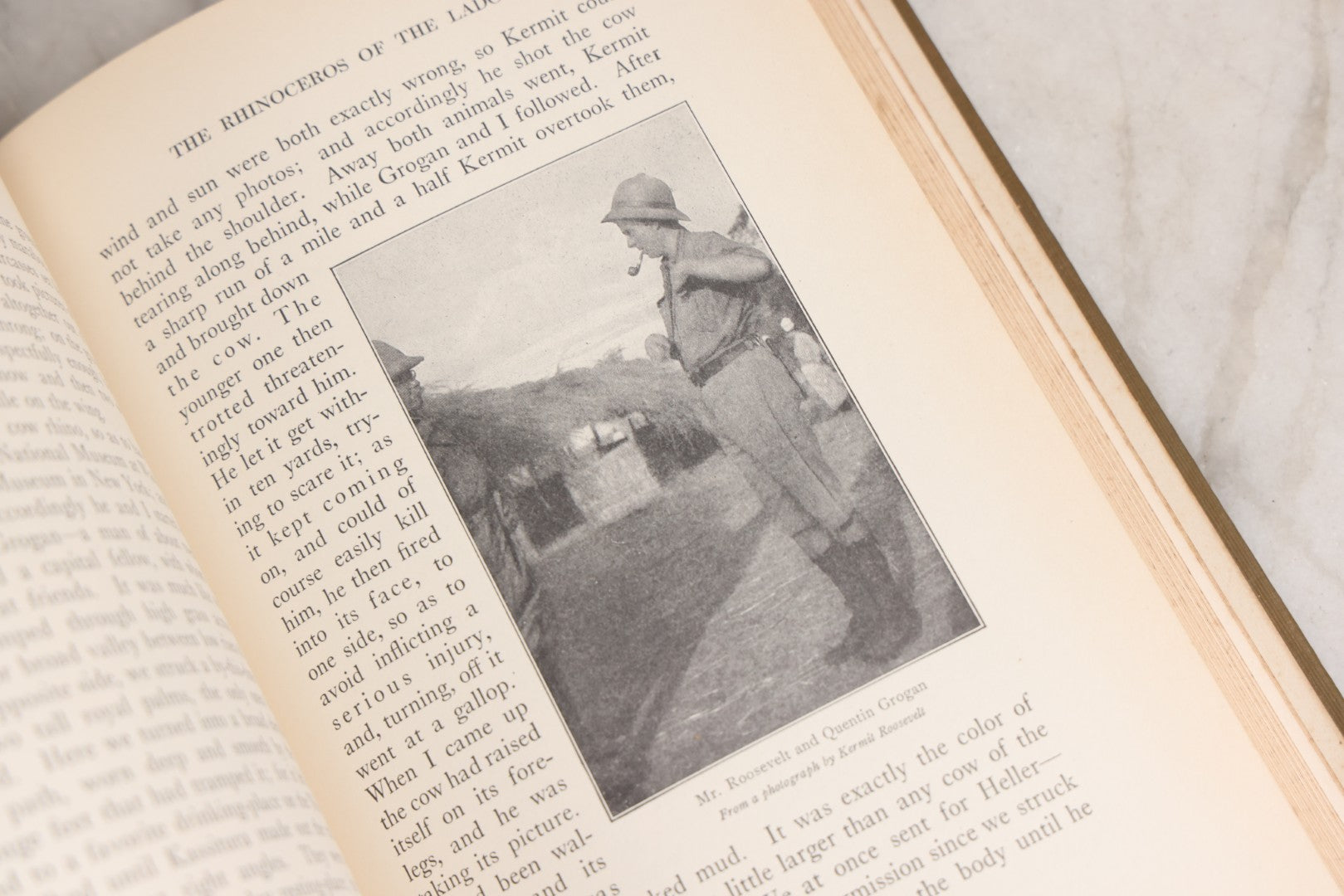 Lot 024 - "African Game Trails" Antique Safari And Natural History Book By Theodore Roosevelt, Illustrated With Photographs By Kermit Roosevelt And Drawings By Philip R. Goodwin, Published By Charles Scribner's Sons, New York, 1910