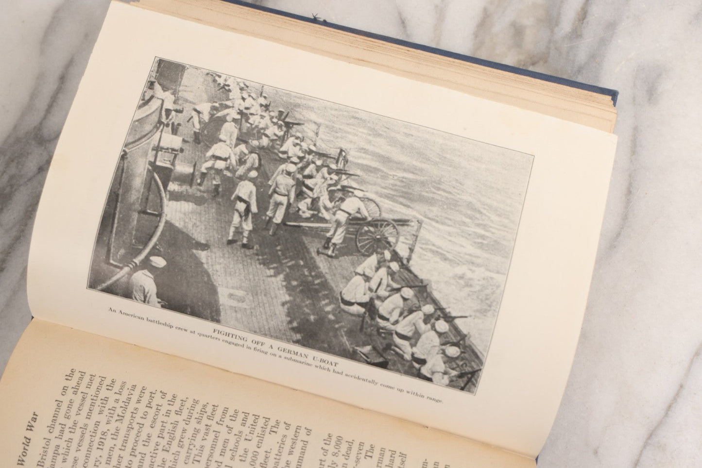 Lot 029 - "America's Part In The World War" Antique WWI History Book By Richard J. Beamish And Francis A. March, Ph.D., With Introduction By General John J. Pershing, 1919