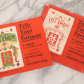 Lot 035 - Vintage "Gong Hee Fot Choy" Fortune-Telling Game Booklet With Folding Houses Chart, By Margarete Ward, Including Lessons In Astrology And Numerology, Twenty-First Edition, Copyright 1938