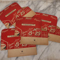 Lot 060 - Grouping Of Four Vintage New Old Stock N.O.S. Moxie Soda Pressboard 8-Pack Bottle Carriers, Empire Box Corporation, Garfield, New Jersey, Circa 1950