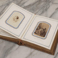 Lot 139 - Antique Portrait Photograph Album With 38 Carte De Visite C.D.V.. Photographs And One Tintype, Many Identified In Pencil