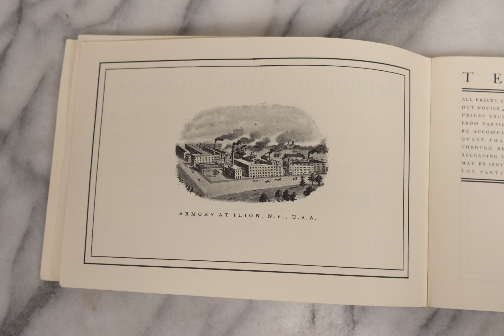 Lot 160 - Vintage Remington Arms Company “Revised Price-List — 1902,” Likely Later Facsimile Reprint, Designed And Printed By Southgate Press, T. W. Ripley Co., Boston