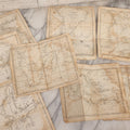 Lot 166 - Grouping Of Eight Antique 1795 Engraved Naval Maps For Malham's Naval Gazetteer By Allen & West, Including Irish Sea, South America, English Channel, West India Islands, Baltic Sea, Africa, East Coast Of North America, And Bay Of Biscay