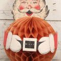 Lot 176 - Vintage Santa Claus Folding Accordion Paper Standup Decoration, Note Damage, 20" H