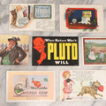 Lot 183 - Grouping Of Seven Vintage And Antique Advertising Postcards Including Sharples Separator, Crystal Domino Sugar, Buster Brown, "The Chicken Koop," Pluto Laxative With Devil Graphic, And German Beer, Publishers Including Tuck