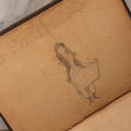 Lot 195 - “Webster's Handy Dictionary Of The English Language” Antique Illustrated Pocket Dictionary With Pencil Sketch Of Young Girl, Published By American Book Company, New York, 1877