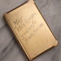 Lot 197 - "The Heart-Shield Bible" Vintage Pocket New Testament With Engraved Steel Cover Plate, Published By Whitman Publishing Company, Racine, Wisconsin, Plate By Know Your Bible Co., Cincinnati, Ohio, Circa 1943
