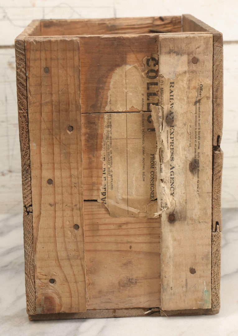 Lot 015 - Antique Wood Crate For Roakine Embalming Fluid, Compounded By Oakley Laboratories Inc., Minneapolis, Minnesota