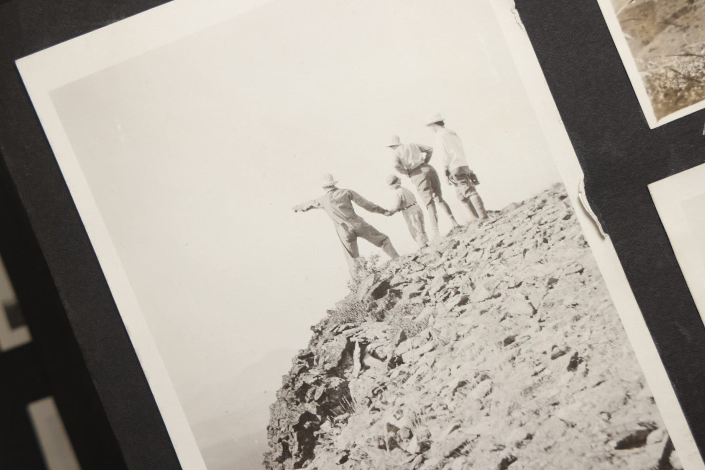 Lot 025 - Antique Snapshot Photo Album Gifted To Zella On Christmas 1916 With 1750+ Photos Of Midwest And Western Scenes Including Telluride & Greeley Colorado, Farm Life, Animals, Automobiles, Oil Wells, Early Aviation, And WWI Soldiers, 1916–1920
