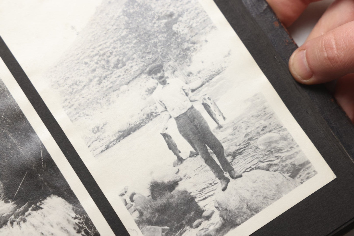Lot 025 - Antique Snapshot Photo Album Gifted To Zella On Christmas 1916 With 1750+ Photos Of Midwest And Western Scenes Including Telluride & Greeley Colorado, Farm Life, Animals, Automobiles, Oil Wells, Early Aviation, And WWI Soldiers, 1916–1920