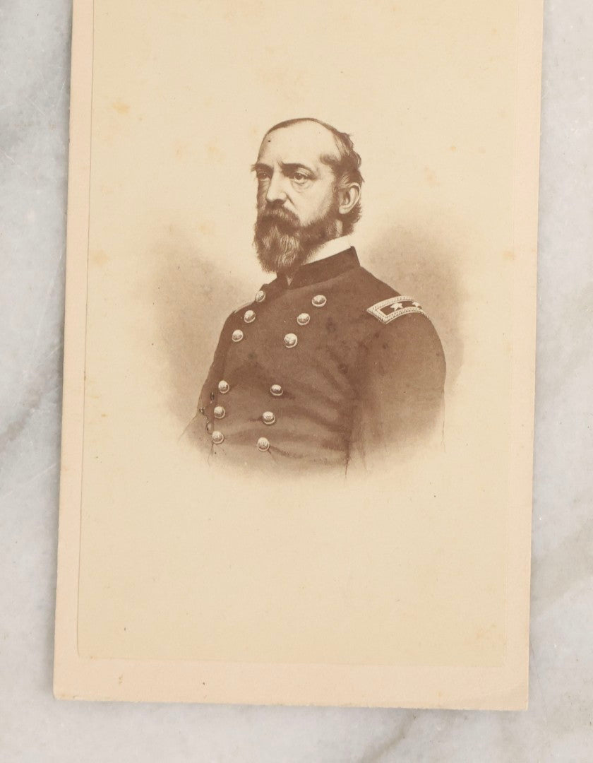 Lot 125 - Grouping Of 11 Antique C.D.V.. And Other Photographs Including Stephen G. Cleveland (President Grover Cleveland), Album Filler Of George Meade, Former Massachusetts Governor John A. Andrew, Rev. Henry Ward Beecher, And Additional Portraits