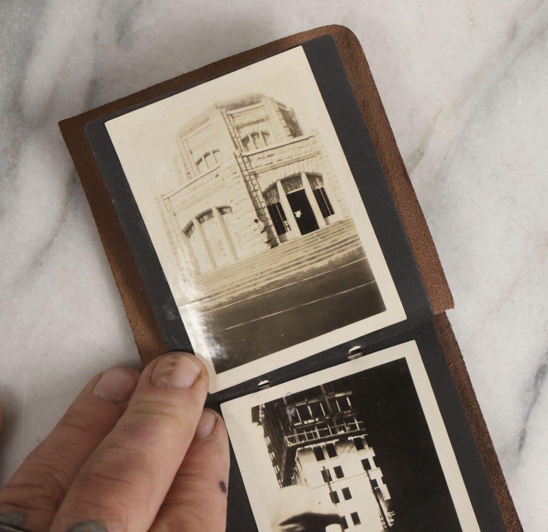 Lot 142 - Pair Of Antique Miniature Snapshot Photo Albums Including Oregon Scenes And Beach & Boating Views