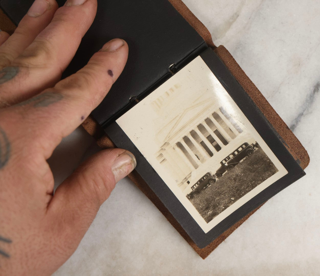 Lot 142 - Pair Of Antique Miniature Snapshot Photo Albums Including Oregon Scenes And Beach & Boating Views