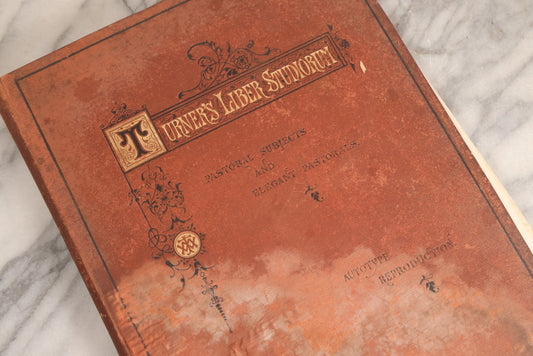 Lot 170 - "Turner's Liber Studiorum" Antique Folio Of Autotype Reproductions From Original Etchings, "Pastoral Subjects And Elegant Pastorals," Published By The Autotype Printing And Publishing Company, London, 1870