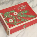 Lot 013 - Antique Gacor Twinkle Set Christmas Light Bulbs In Original Box With Assorted Ceramic Color Bulbs, Thirteen Pieces, Circa 1921