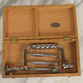Lot 014 - Vintage Stainless Steel Surgical Hand Drill With Three Bits, Manufactured By V. Mueller & Co., Chicago, Sklar, U.S.A..