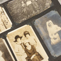 Lot 083 - Vintage Photo Album With Snapshot Photographs From 1920s To 1940s 130+ Photos Including Antique Nurse Real Photo Postcard, WWII Serviceman's Military Service And Family Life, Musicians, Trip To Nyc With Statue Of Liberty