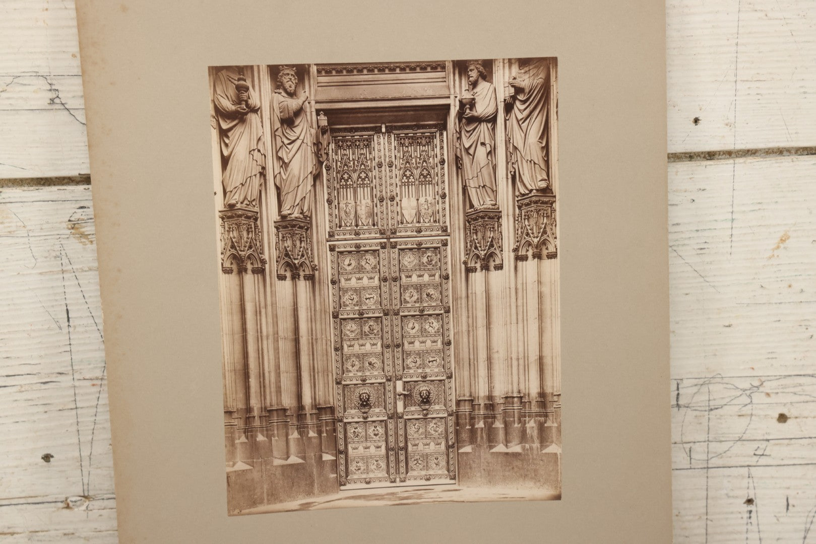 Lot 091 - Grouping Of 29 Antique Boarded Photographs Of Italian And German Architecture, Sculpture, Landscapes, And Cityscapes, Including Works By Giov. Crupi
