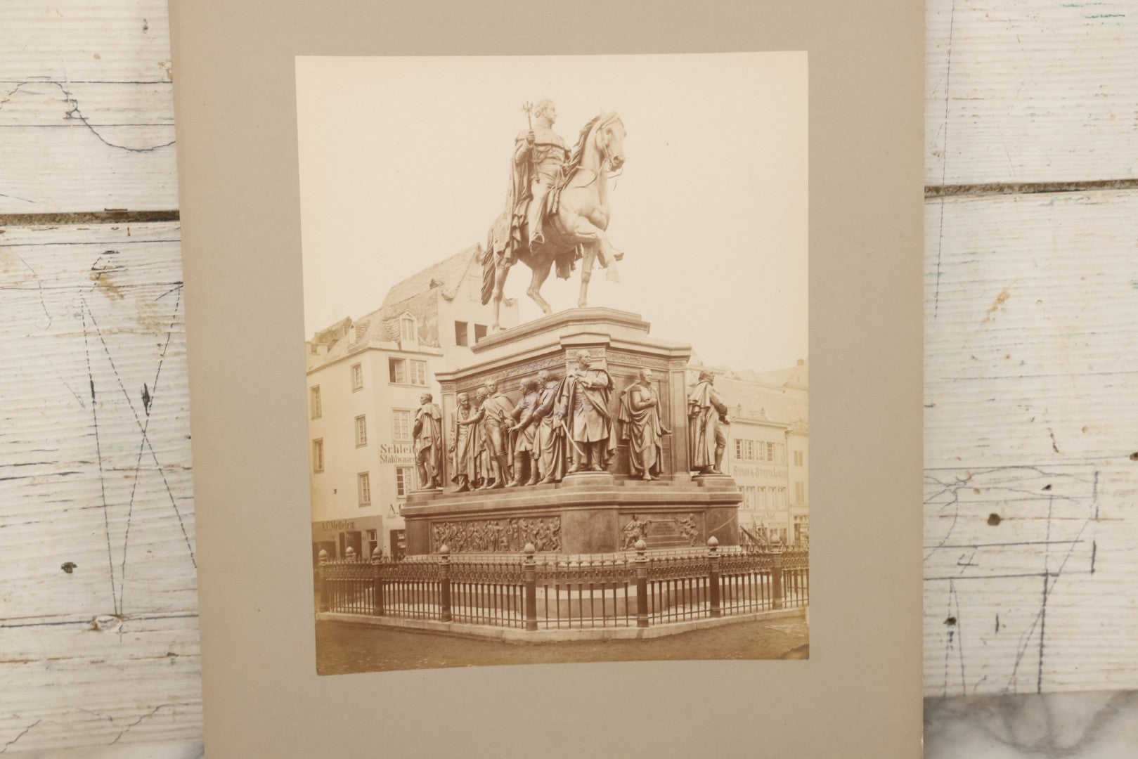 Lot 091 - Grouping Of 29 Antique Boarded Photographs Of Italian And German Architecture, Sculpture, Landscapes, And Cityscapes, Including Works By Giov. Crupi