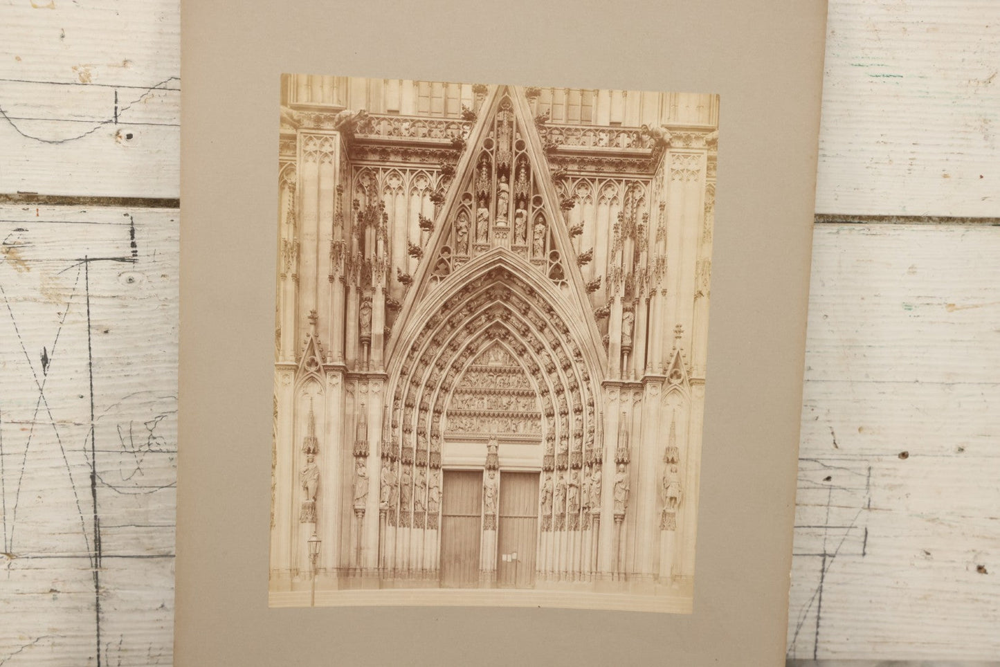 Lot 091 - Grouping Of 29 Antique Boarded Photographs Of Italian And German Architecture, Sculpture, Landscapes, And Cityscapes, Including Works By Giov. Crupi