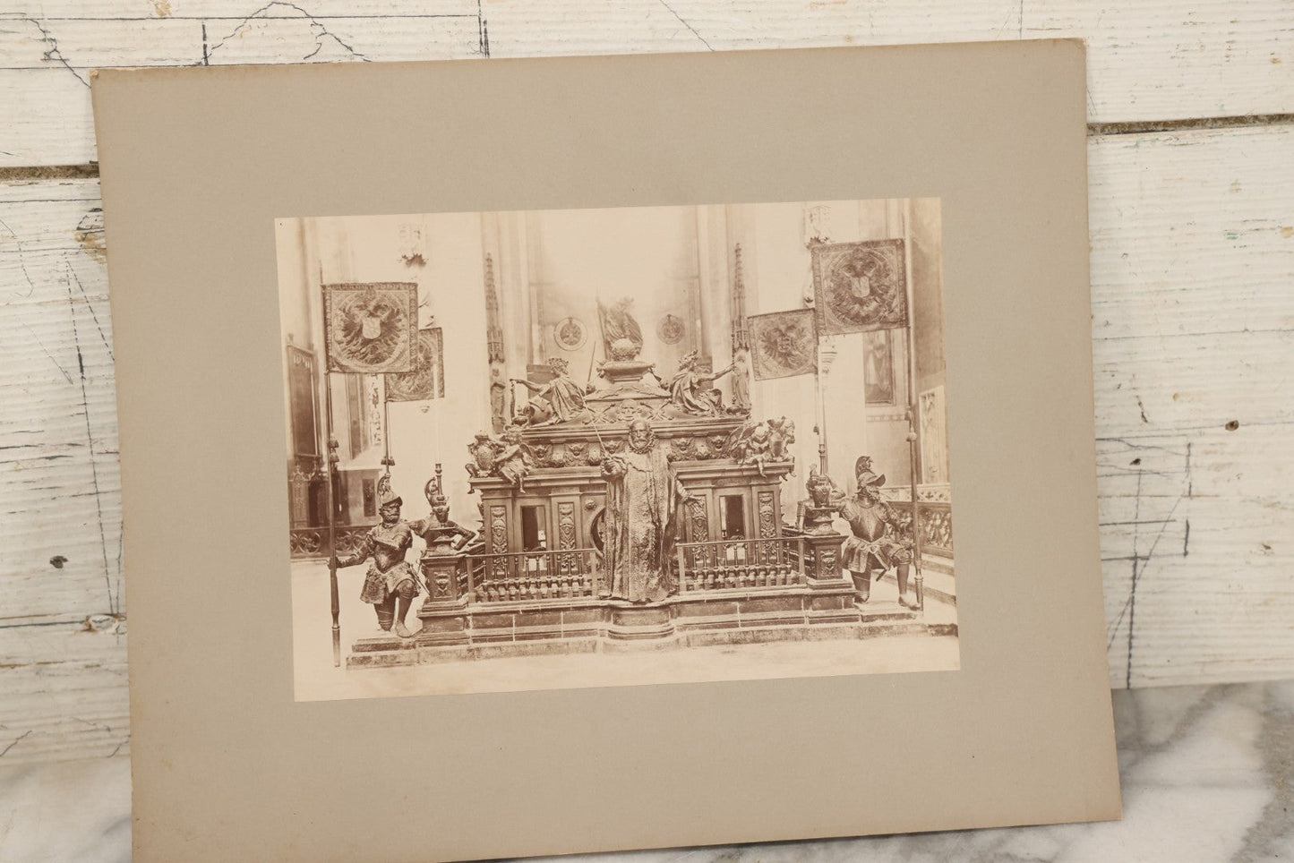 Lot 091 - Grouping Of 29 Antique Boarded Photographs Of Italian And German Architecture, Sculpture, Landscapes, And Cityscapes, Including Works By Giov. Crupi