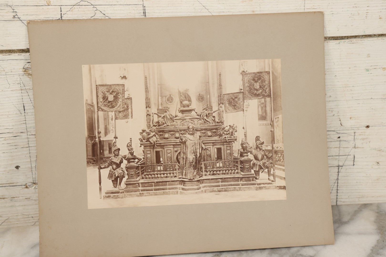 Lot 091 - Grouping Of 29 Antique Boarded Photographs Of Italian And German Architecture, Sculpture, Landscapes, And Cityscapes, Including Works By Giov. Crupi