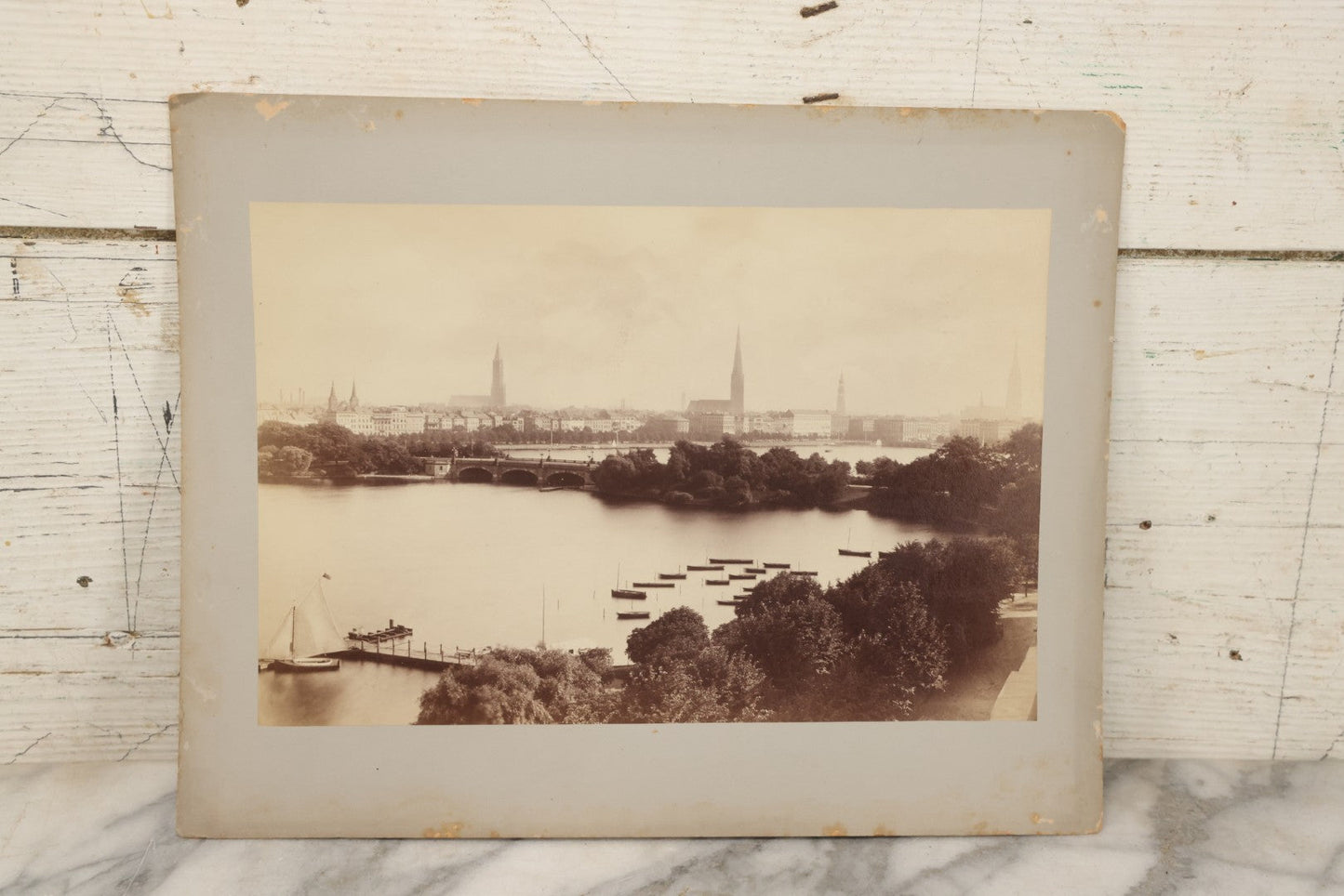 Lot 091 - Grouping Of 29 Antique Boarded Photographs Of Italian And German Architecture, Sculpture, Landscapes, And Cityscapes, Including Works By Giov. Crupi