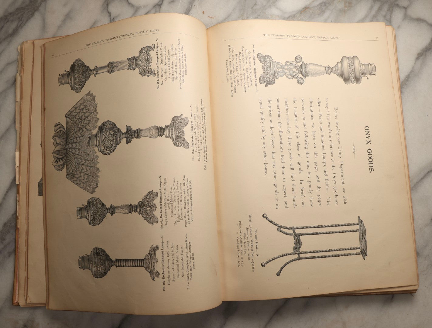 Lot 108 - Antique The Peabody Trading Co. Illustrated General Catalog Of Furniture, Silverplate, Household Goods, And Office Furnishings, Boston, Massachusetts, Late 19th Century