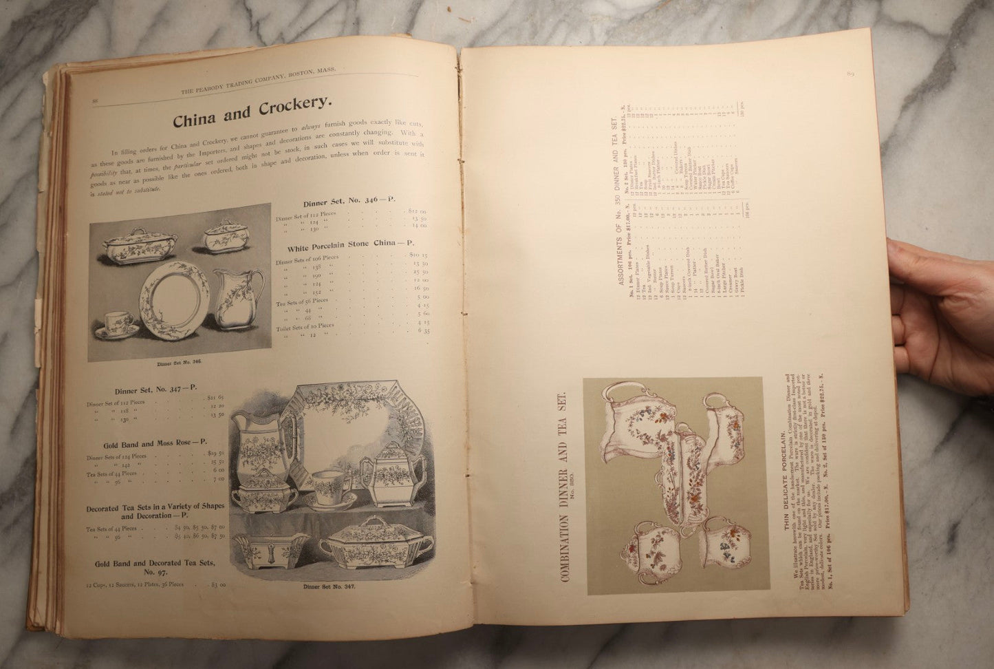 Lot 108 - Antique The Peabody Trading Co. Illustrated General Catalog Of Furniture, Silverplate, Household Goods, And Office Furnishings, Boston, Massachusetts, Late 19th Century