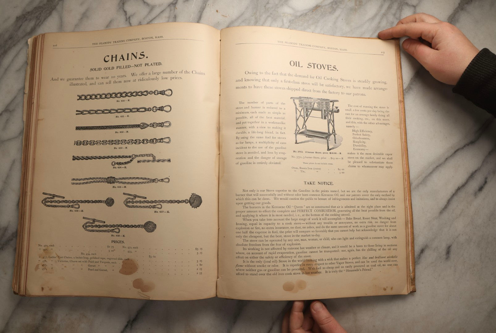 Lot 108 - Antique The Peabody Trading Co. Illustrated General Catalog Of Furniture, Silverplate, Household Goods, And Office Furnishings, Boston, Massachusetts, Late 19th Century