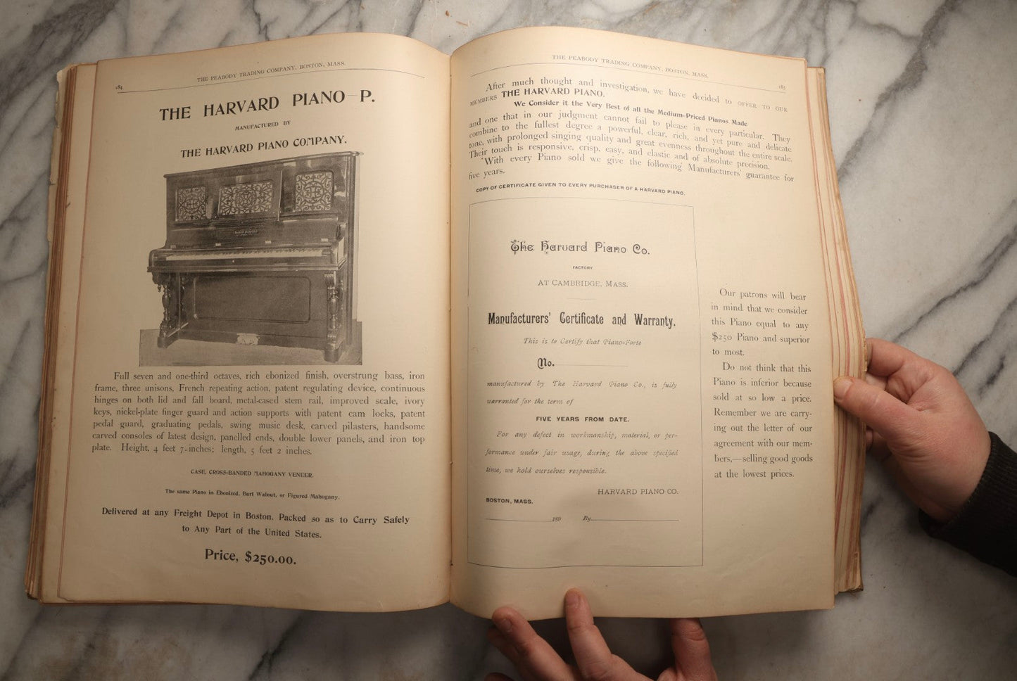 Lot 108 - Antique The Peabody Trading Co. Illustrated General Catalog Of Furniture, Silverplate, Household Goods, And Office Furnishings, Boston, Massachusetts, Late 19th Century