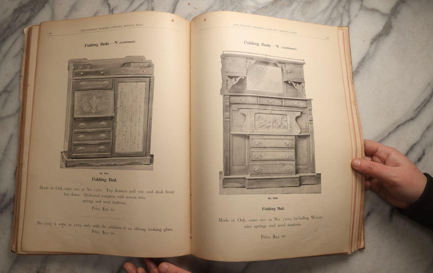 Lot 108 - Antique The Peabody Trading Co. Illustrated General Catalog Of Furniture, Silverplate, Household Goods, And Office Furnishings, Boston, Massachusetts, Late 19th Century