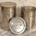 Lot 131 - Pair Of Vintage Kodak Stainless Steel Film Developing Tanks With Reels And Aprons
