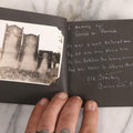 Lot 003 - Antique Snapshot Photo Album Of New England Gravestones With Handwritten Epitaph Transcriptions, Circa 1925–1930